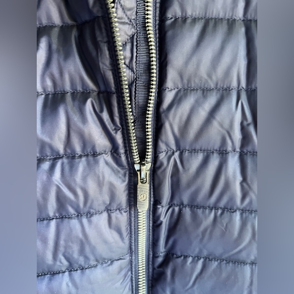 LN!!🍒LULULEMON BRAVE THE COLD Down JACKET sz 8 Parka DEEP INDIGO Dark Navy Blue - Picture 4 of 9